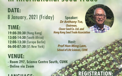(Event Recap) Agrobiotechnology Talk Series (3) The Importance of Seed Quality in International Seed Trade (8 January 2021)