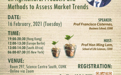 (Event Recap) Agrobiotechnology Talk Series (4) Digital Transformations Effects on Agricultural Products and Methods to Assess Market Trends (16 February 2021)
